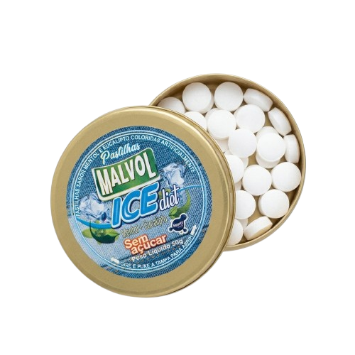 Pastilhas Malvol Ice Diet Sem Açúcar